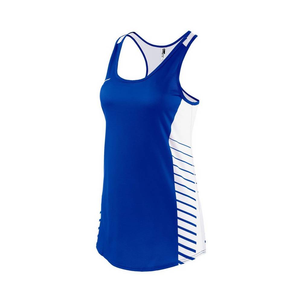 Damske Tank Top Mizuno Team Kráľovská Modrá Vypredaj RFSX49635